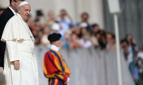 Pope Francis by Filippo Monteforte AFP